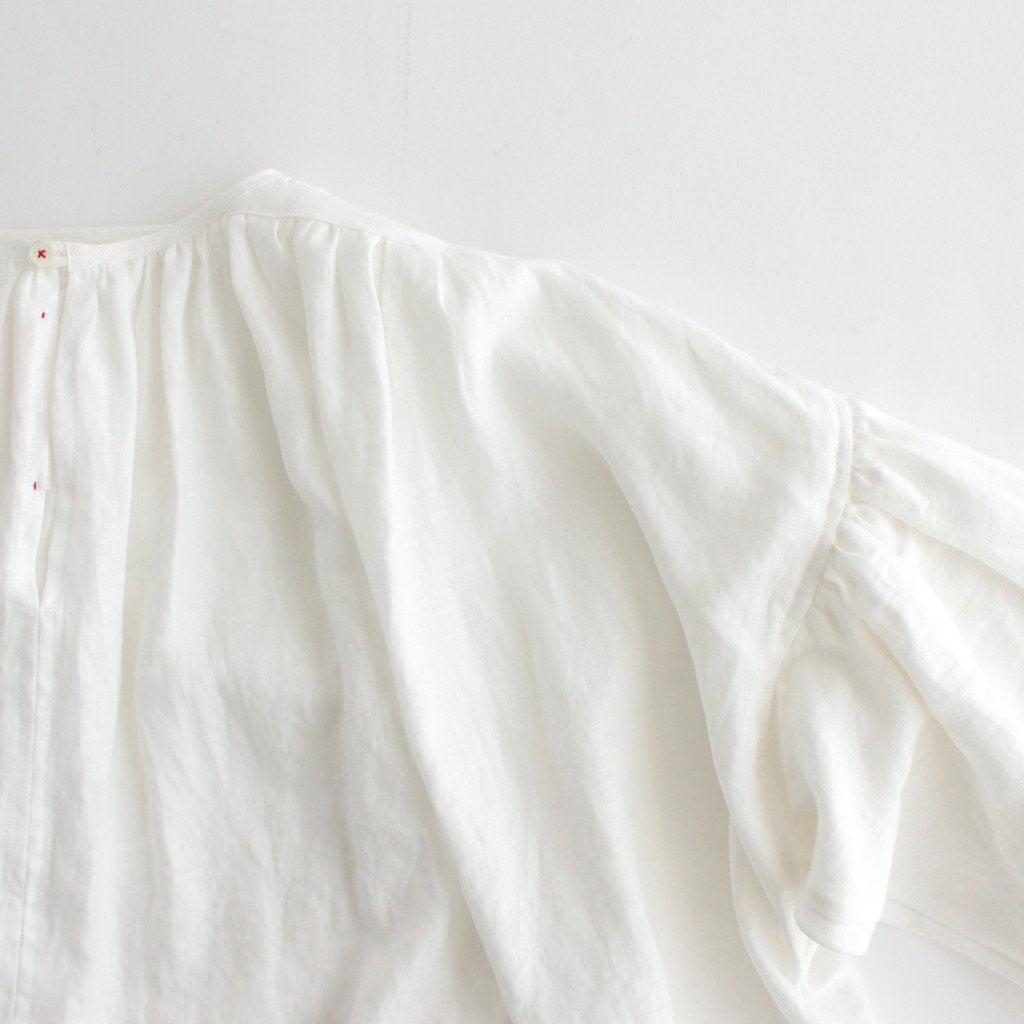 CHAMP DE FLEURS BLOUSE #WHITE [NO.25-0041S]