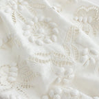 CHAMP DE FLEURS BLOUSE #WHITE [NO.25-0041S]