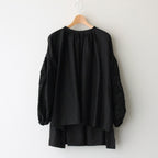 CHAMP DE FLEURS BLOUSE #BLACK [NO.25-0041S]