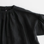 CHAMP DE FLEURS BLOUSE #BLACK [NO.25-0041S]