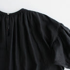 CHAMP DE FLEURS BLOUSE #BLACK [NO.25-0041S]