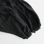 CHAMP DE FLEURS BLOUSE #BLACK [NO.25-0041S]