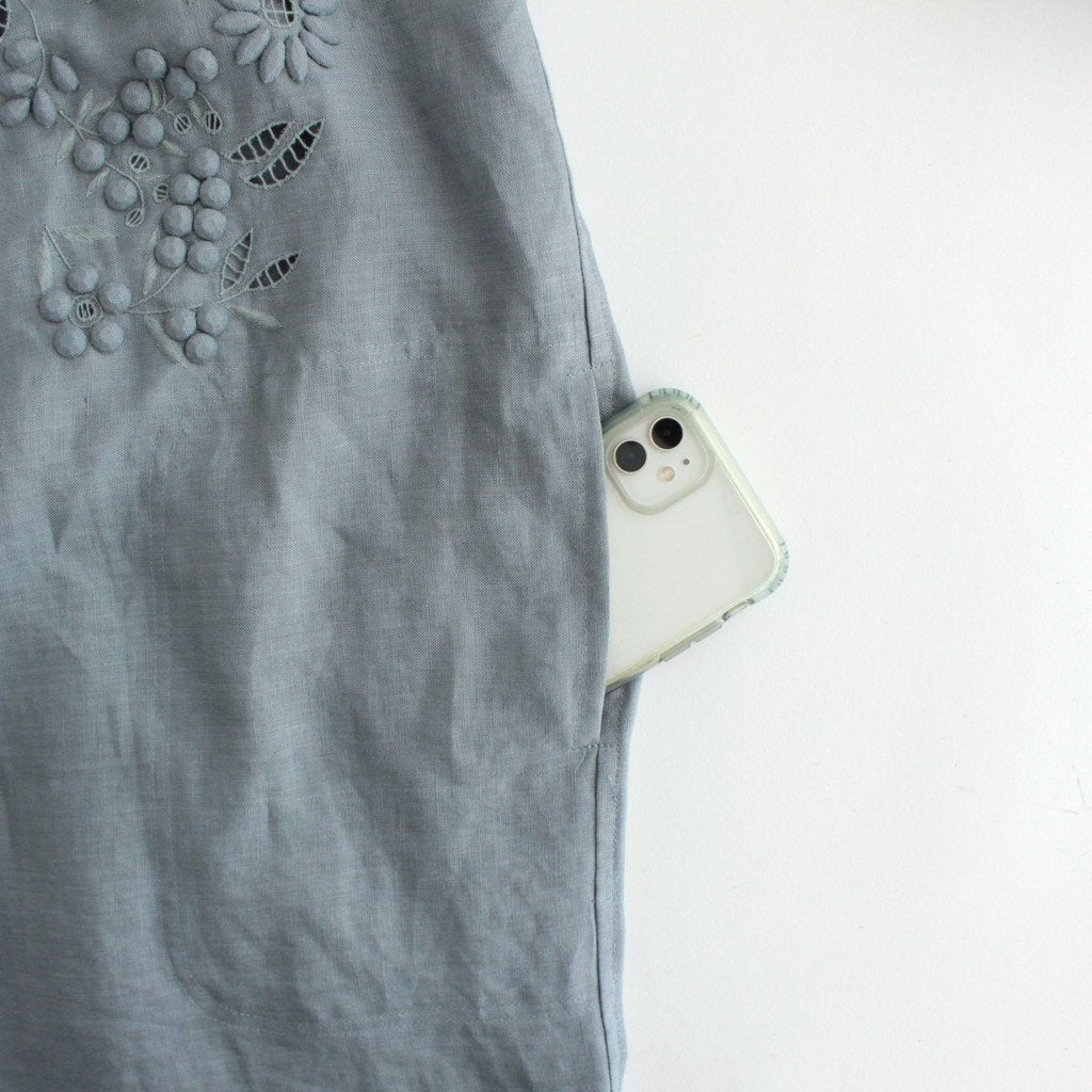 CHAMP DE FLEURS DRESS #BLUE [NO.25-0042S]