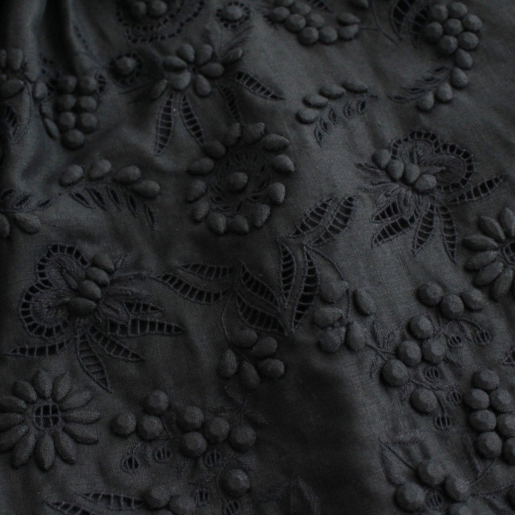 CHAMP DE FLEURS DRESS #BLACK [NO.25-0042S]