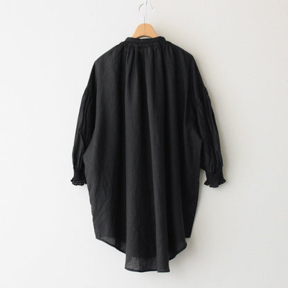 60 Original French Linen Triple Shirring BL #001 Black [UT223BL036]