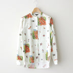 HERITAGE STAND COLLAR SHIRT #ENGLISH WHITE [NO.6161]