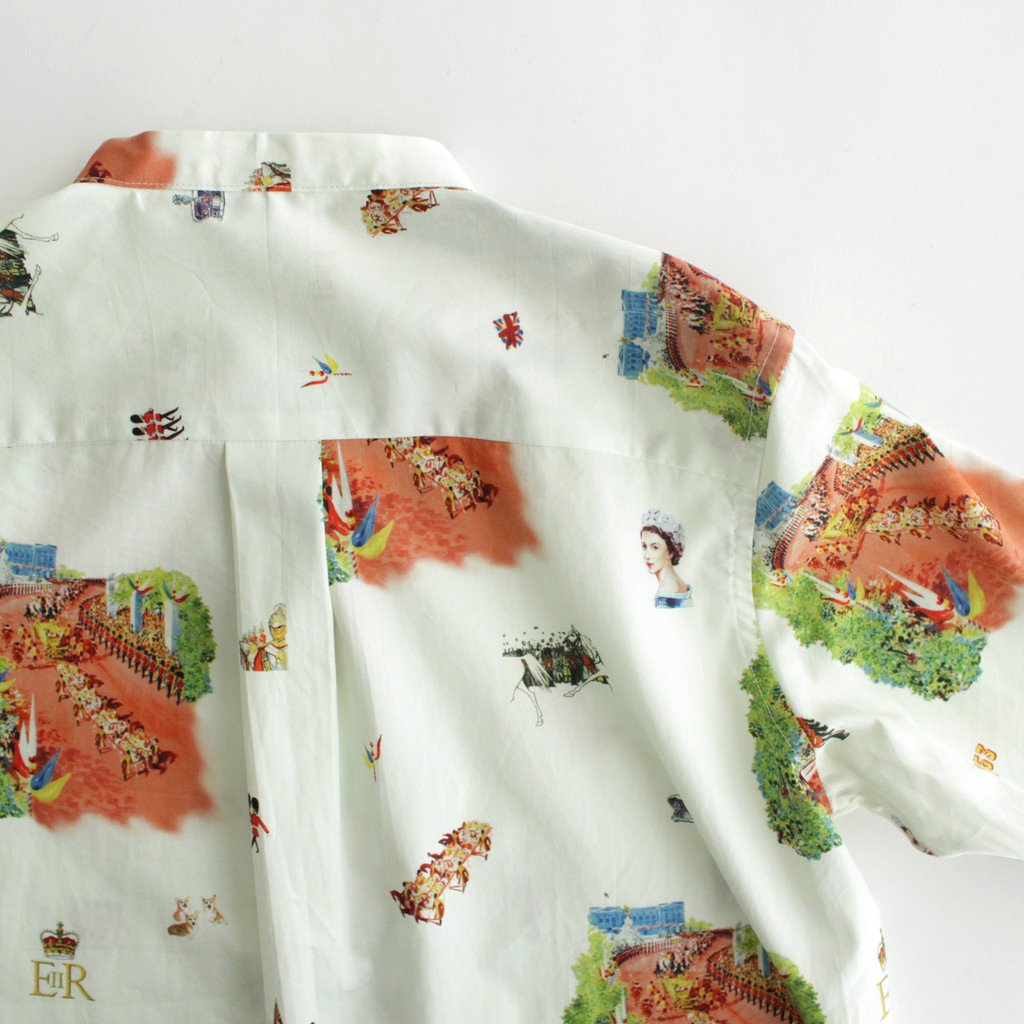 HERITAGE STAND COLLAR SHIRT #ENGLISH WHITE [NO.6161]