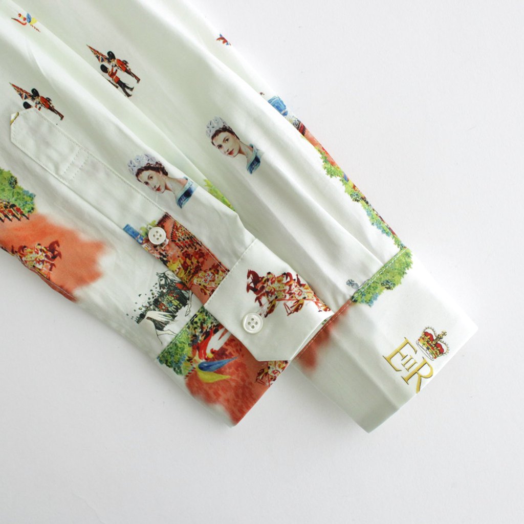 HERITAGE STAND COLLAR SHIRT #ENGLISH WHITE [NO.6161]
