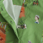 HERITAGE STAND COLLAR SHIRT #LINCOLN GREEN [NO.6161]