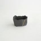 Miobe Bonsai Pot GOLD LINE SS #RICH BLACK [NOH-MIOB-SS-LI-RB-02]