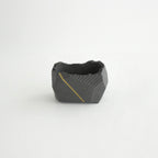 Miobe Bonsai Pot GOLD LINE SS #RICH BLACK [NOH-MIOB-SS-LI-RB-03]