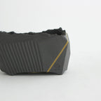 Miobe Bonsai Pot GOLD LINE S #RICH BLACK [NOH-MIOB-S-LI-RB-02]