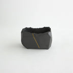 Miobe Bonsai Pot GOLD LINE S #RICH BLACK [NOH-MIOB-S-LI-RB-04]