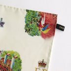 HERITAGE SILK SCARF #ENGLISH WHITE [NO.6171]
