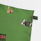 HERITAGE SILK SCARF #LINCOLN GREEN [NO.6171]