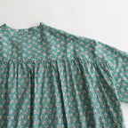 S.B STAND COLLAR LONG SHIRT #SAX [NO.6136]