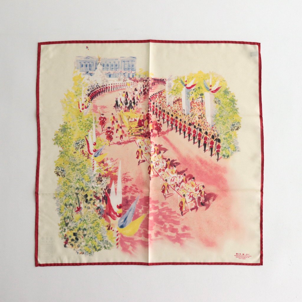 PARADE SILK SCARF #ENGLISH WHITE [NO.6153]