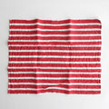 CLUB STRIPE KITCHEN CLOTH #RED [NO.6291]