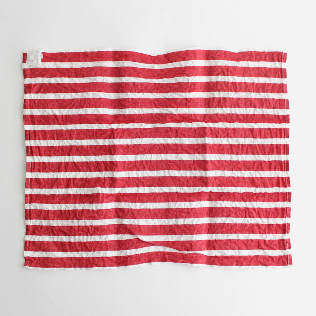 CLUB STRIPE KITCHEN CLOTH #RED [NO.6291]