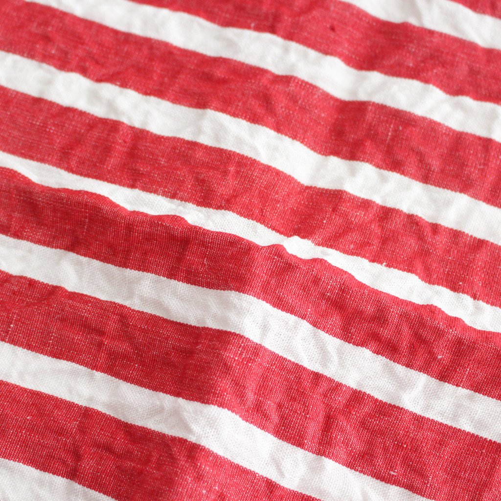 CLUB STRIPE KITCHEN CLOTH #RED [NO.6291]