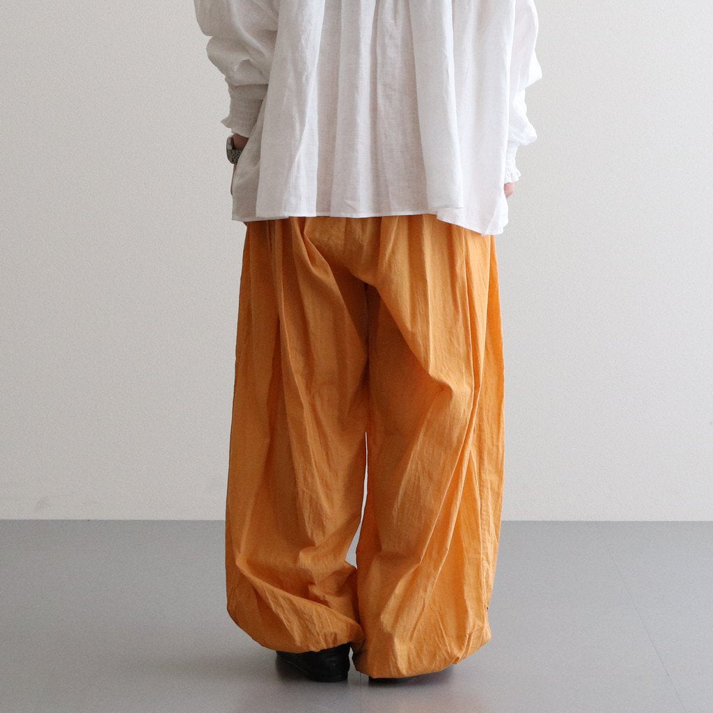 GARMENT DYE ALADDIN PANTS #ORANGE [NO.6193] _ OLDMAN'S TAILOR R&D.M.Co- |  オールドマンズテーラー – DOKODO