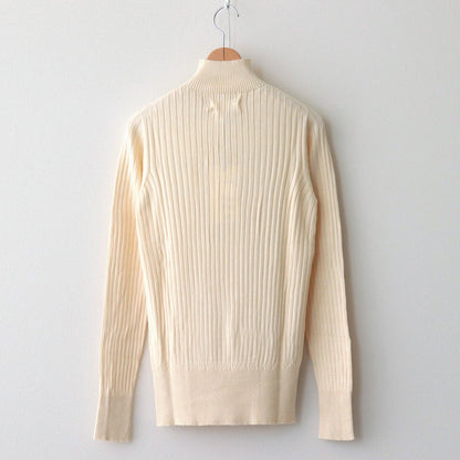 ポエータハイネックセーター #OFF WHITE [23-850]