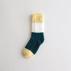 SEASONAL SOCKS #PALE YELLOW [232001]