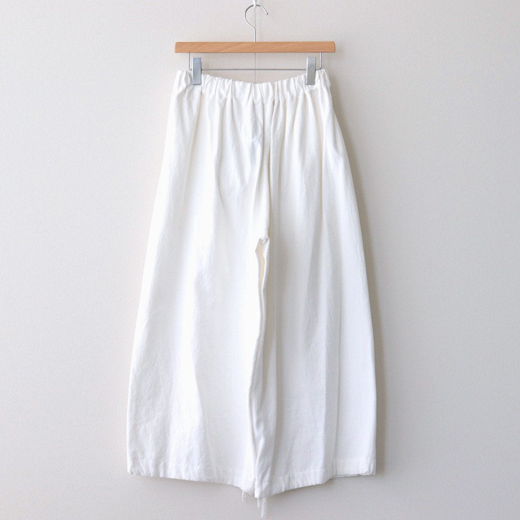 BAILLIE KHADI COTTON PANTS #WH [A232222PP578] _ Atelier d'antan