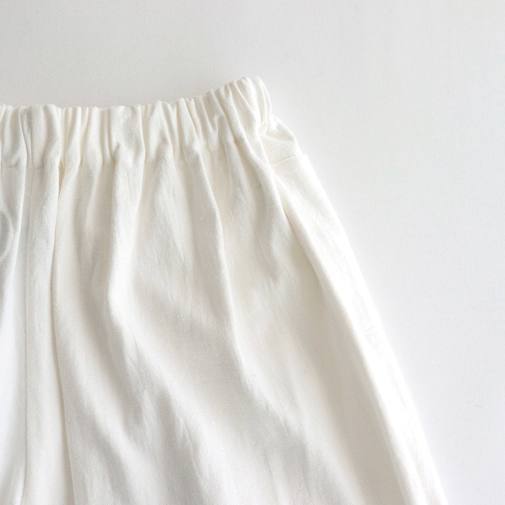 BAILLIE KHADI COTTON PANTS #WH [A232222PP578] _ Atelier d'antan